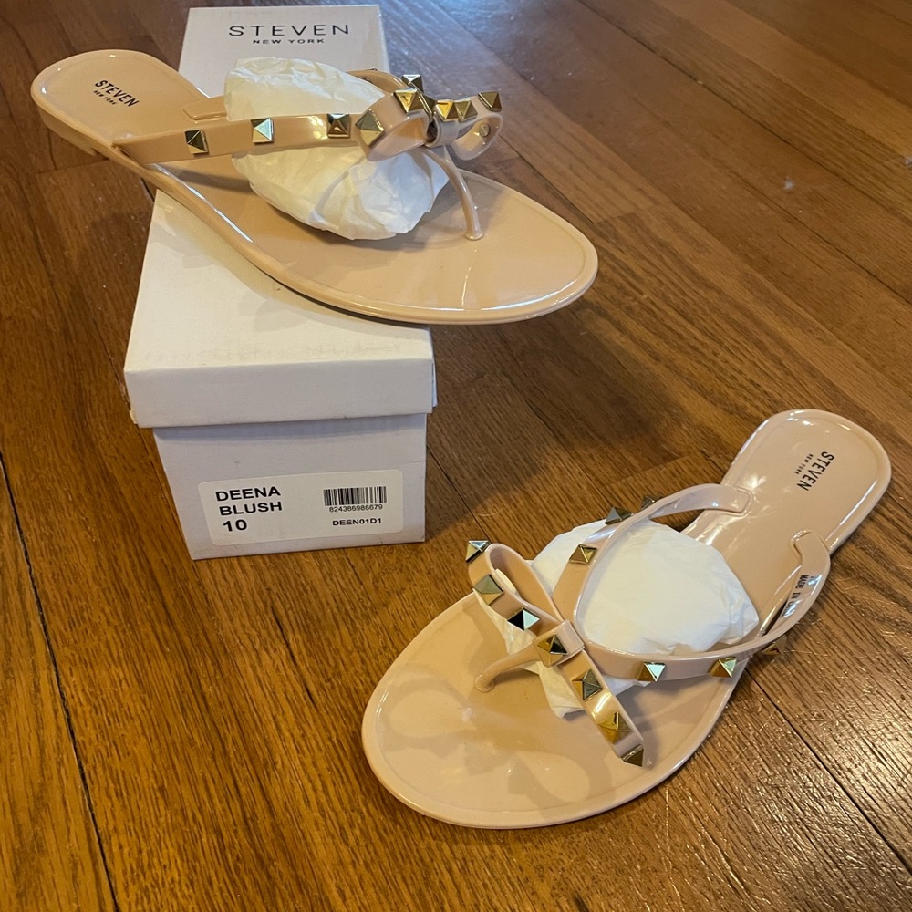 Steve Madden Deena Blush Stud Sandals